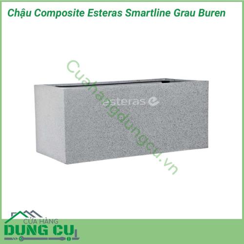 Chậu Composite Esteras Smartline Grau Buren được lấy ý tưởng từ các từ thiên nhiên được thiết kế mộc mạc kết hợp màu sắc trang nhã nhẹ nhàng đem lại sự sang trọng và tinh tế cho không gian nhà bạn.