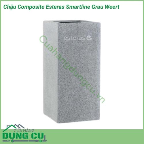 Chậu Composite Esteras Smartline Grau Weert được lấy ý tưởng từ các từ thiên nhiên được thiết kế mộc mạc kết hợp màu sắc trang nhã nhẹ nhàng đem lại sự sang trọng và tinh tế cho không gian nhà bạn.