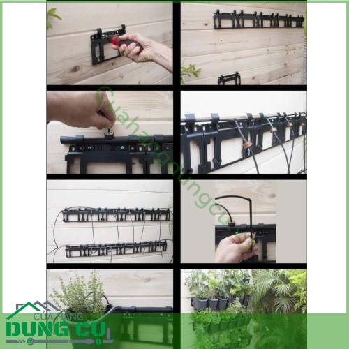 Bộ Vườn Tường 8 Chậu Tự Lắp Ghép Living Wall DIG GLW08 cung cấp một khái niệm mới trong việc làm vườn tại nhà, giúp người dùng dễ dàng set up khu vườn đứng, và có thể mở rộng chúng bằng cách nối tiếp các modul.