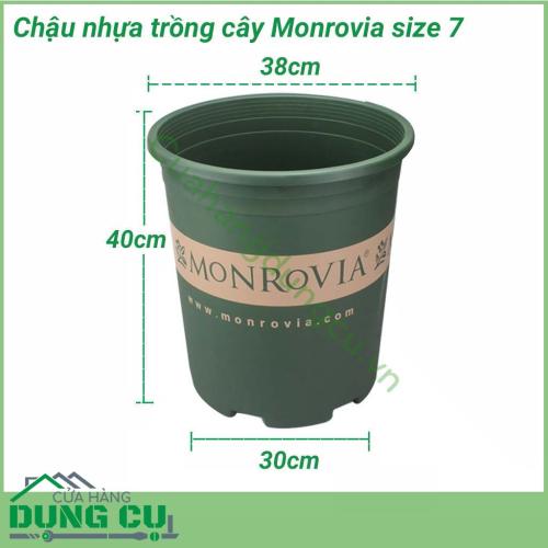 Chậu hoa Monrovia cao cấp size 7 bền - tốt, hàng nhập khẩu công ty, thích hợp dùng trồng cây tại nhà, trồng cây trên ban công, sân thượng. Phong cách Châu Âu mang lại vẻ đẹp sang trọng, đẳng cấp