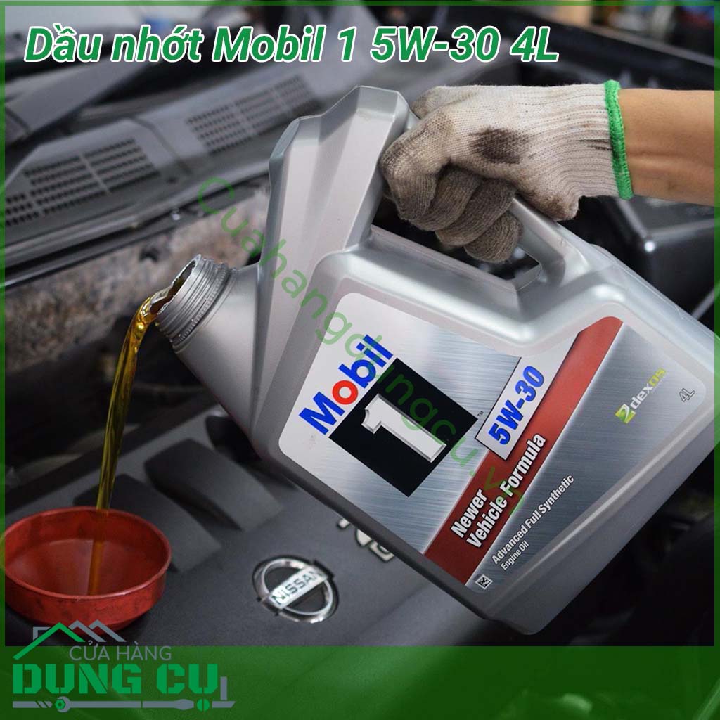 Nhớt động cơ Mobil 1 5W-30 4L&nbsp;là sản phẩm tuyệt hảo. Sản phẩm là loại dầu được thiết kế cho động cơ xăng và diesel mới nhất giúp cung cấp hiệu suất vận hành tối ưu, cung cấp nguồn năng lượng sạch và chống mài mòn cho động cơ của bạn.