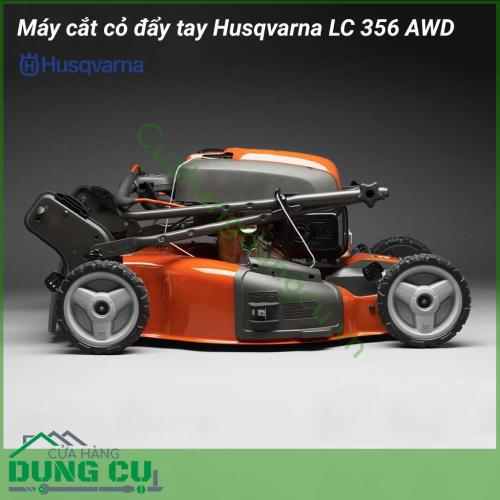 Máy cắt cỏ đẩy tay Husqvarna LC356 AWD máy cắt khỏe, tự đẩy với động cơ Honda khỏe, dễ khởi động. Được trang bị với bàn cắt bằng thép rộng, lý tưởng cho các bãi cỏ rộng như: sân golf, sân bóng đá, sân chơi thể thao chuyên nghiệp,....