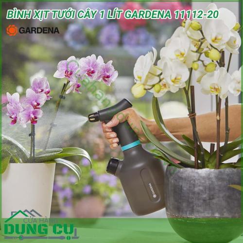 Bình xịt tưới cây 1 lít Gardena 11112-20 được thiết kế và sản xuất trên dây chuyền và công nghệ của Đức. Với vật liệu là từ nhựa HPDE cao cấp có được độ bền cao, thích nghi được với sự khắc nghiệt của thời tiết ngoài trời. 