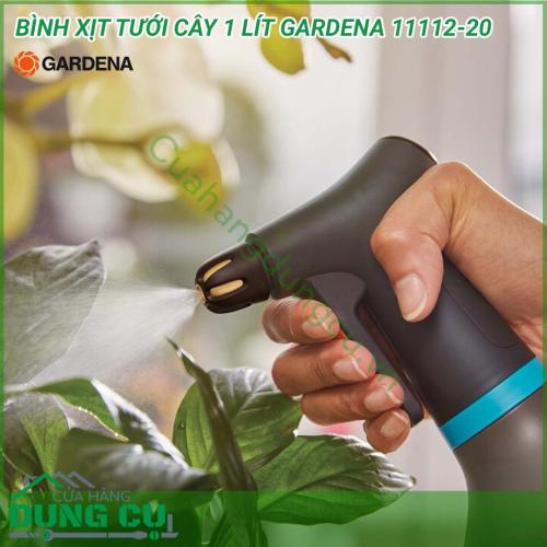 Bình xịt tưới cây 1 lít Gardena 11112-20 được thiết kế và sản xuất trên dây chuyền và công nghệ của Đức. Với vật liệu là từ nhựa HPDE cao cấp có được độ bền cao, thích nghi được với sự khắc nghiệt của thời tiết ngoài trời. 