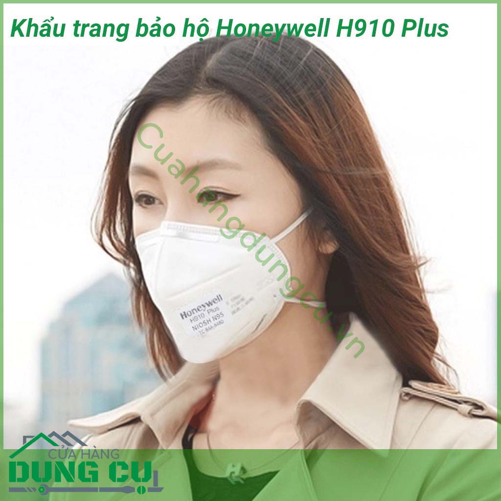 Khẩu trang bảo hộ Honeywell H910 Plus bảo vệ hoàn hảo&nbsp;hệ hô hấp khỏi các hạt bụi&nbsp;. Đây là dòng khẩu trang có mức độ bảo vệ với không gian thở lớn, thoải mái và cung cấp sự bảo vệ tối ưu nhất cho người dùng trước các loại bụi khí có hại.