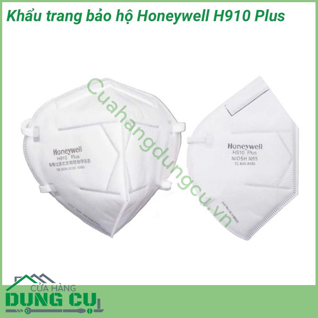 Khẩu trang bảo hộ Honeywell H910 Plus bảo vệ hoàn hảo&nbsp;hệ hô hấp khỏi các hạt bụi&nbsp;. Đây là dòng khẩu trang có mức độ bảo vệ với không gian thở lớn, thoải mái và cung cấp sự bảo vệ tối ưu nhất cho người dùng trước các loại bụi khí có hại.