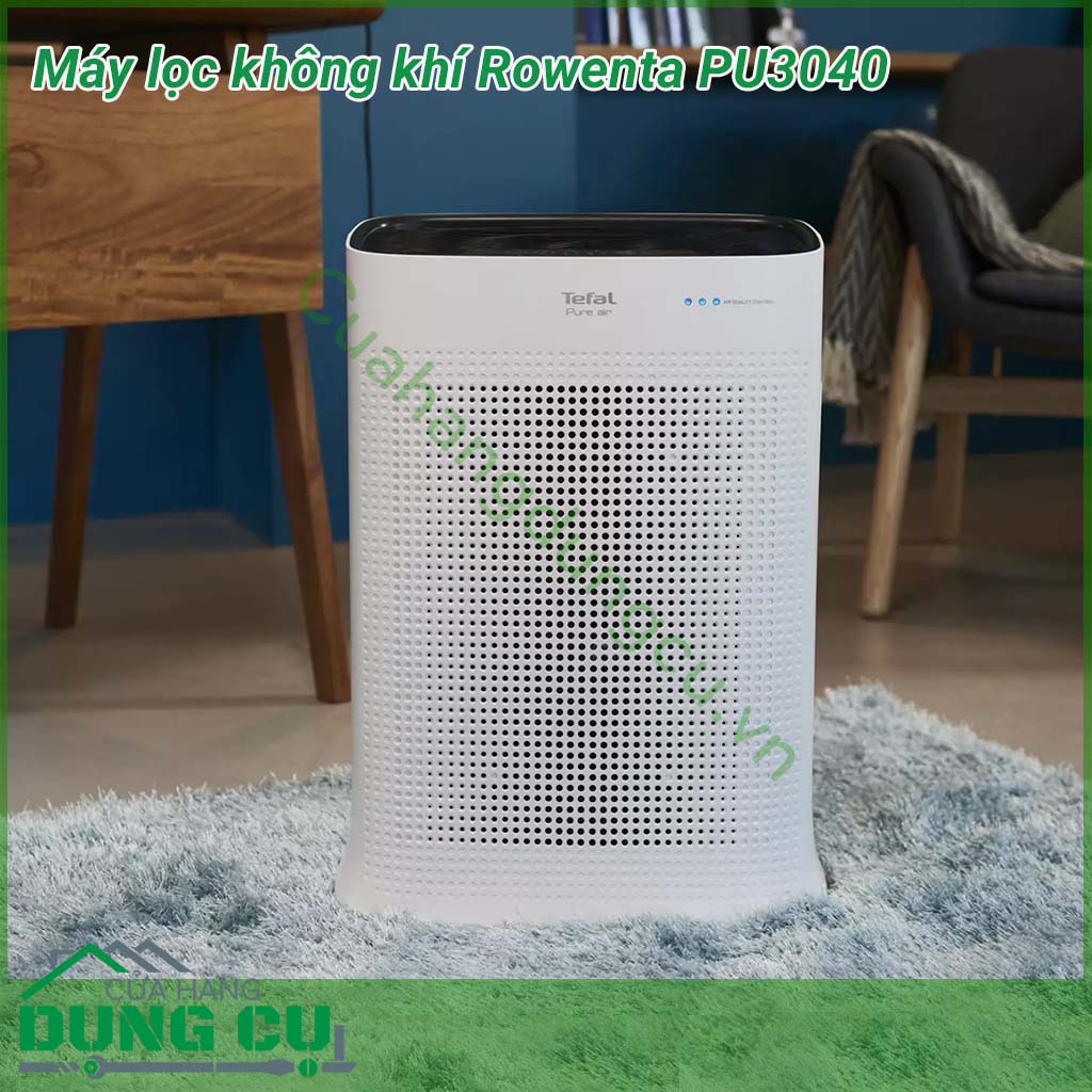 Máy lọc không khí Rowenta PU 3040&nbsp;cung cấp một bầu không khí an toàn và trong lành hơn trong nhà của bạn, cho phép bạn thở dễ dàng hơn, thậm chí còn hơn nếu bạn nhạy cảm với các chất gây dị ứng.