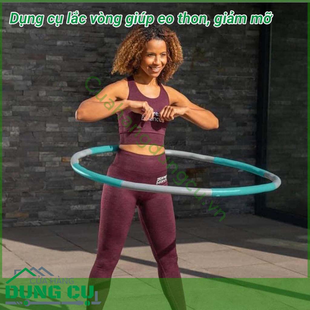 Vòng lắc giảm mỡ bụng, eo thon&nbsp;thiết kế dạng sóng có rãnh để mang lại độ bám chắc hơn, tăng cường sức mạnh cho cơ và săn chắc cơ bụng của bạn.&nbsp;