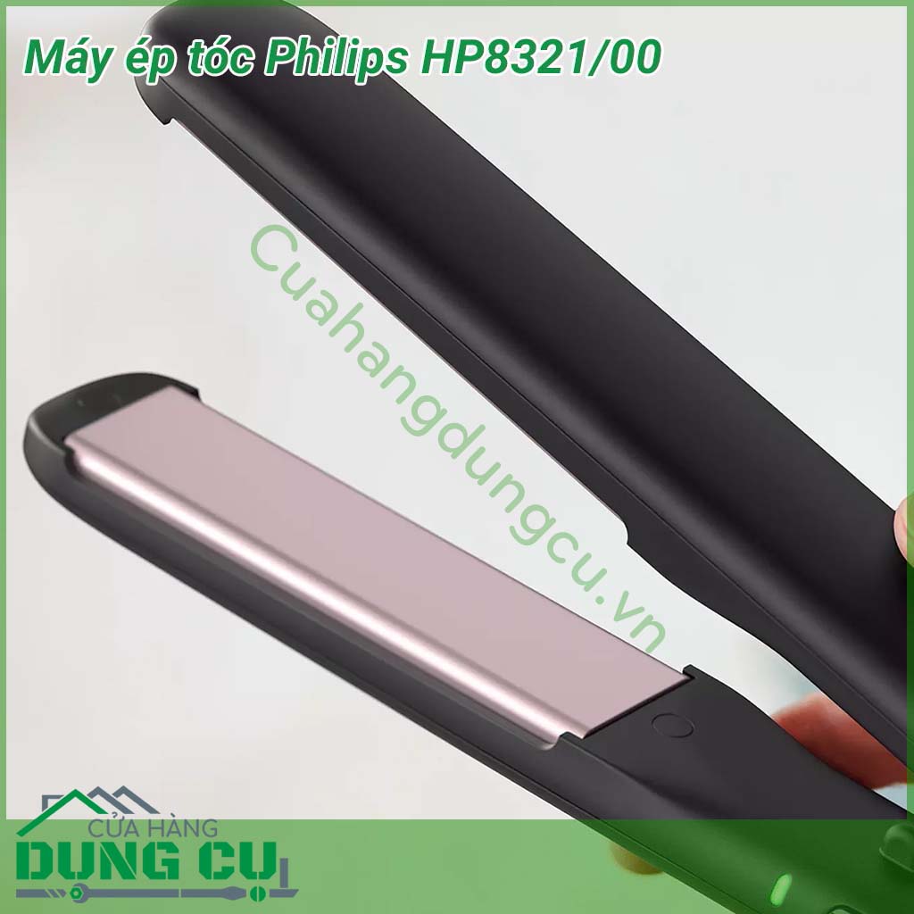 Máy ép tóc Philips HP8321/00&nbsp;thích hợp cho mọi loại tóc, dùng để uốn tóc và duỗi tóc thẳng theo ý muốn.&nbsp;Cách dùng đơn giản, bạn có thể thỏa sức làm đẹp mái tóc của mình mọi lúc mọi nơi.