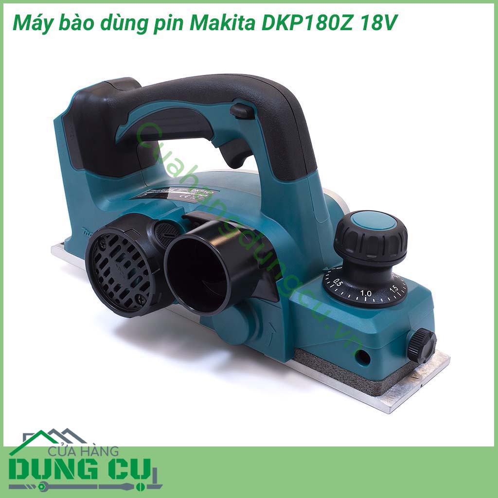 Máy bào dùng pin Makita DKP180Z&nbsp;được thiết kế từ chất liệu cao cấp, cho động cơ bền bỉ cùng khả năng hoạt động ổn định.&nbsp;Vỏ ngoài của máy được làm từ nhựa tổng hợp cho khả năng chống chịu va đập tốt. Thiết kế kiểu dáng nhỏ gọn, tay cầm chống trơn trượt