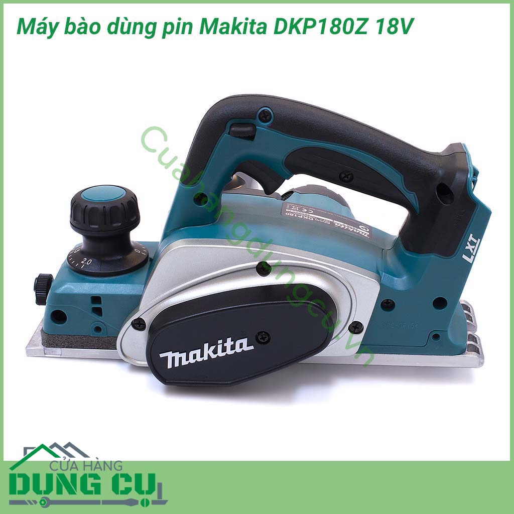 Máy bào dùng pin Makita DKP180Z&nbsp;được thiết kế từ chất liệu cao cấp, cho động cơ bền bỉ cùng khả năng hoạt động ổn định.&nbsp;Vỏ ngoài của máy được làm từ nhựa tổng hợp cho khả năng chống chịu va đập tốt. Thiết kế kiểu dáng nhỏ gọn, tay cầm chống trơn trượt