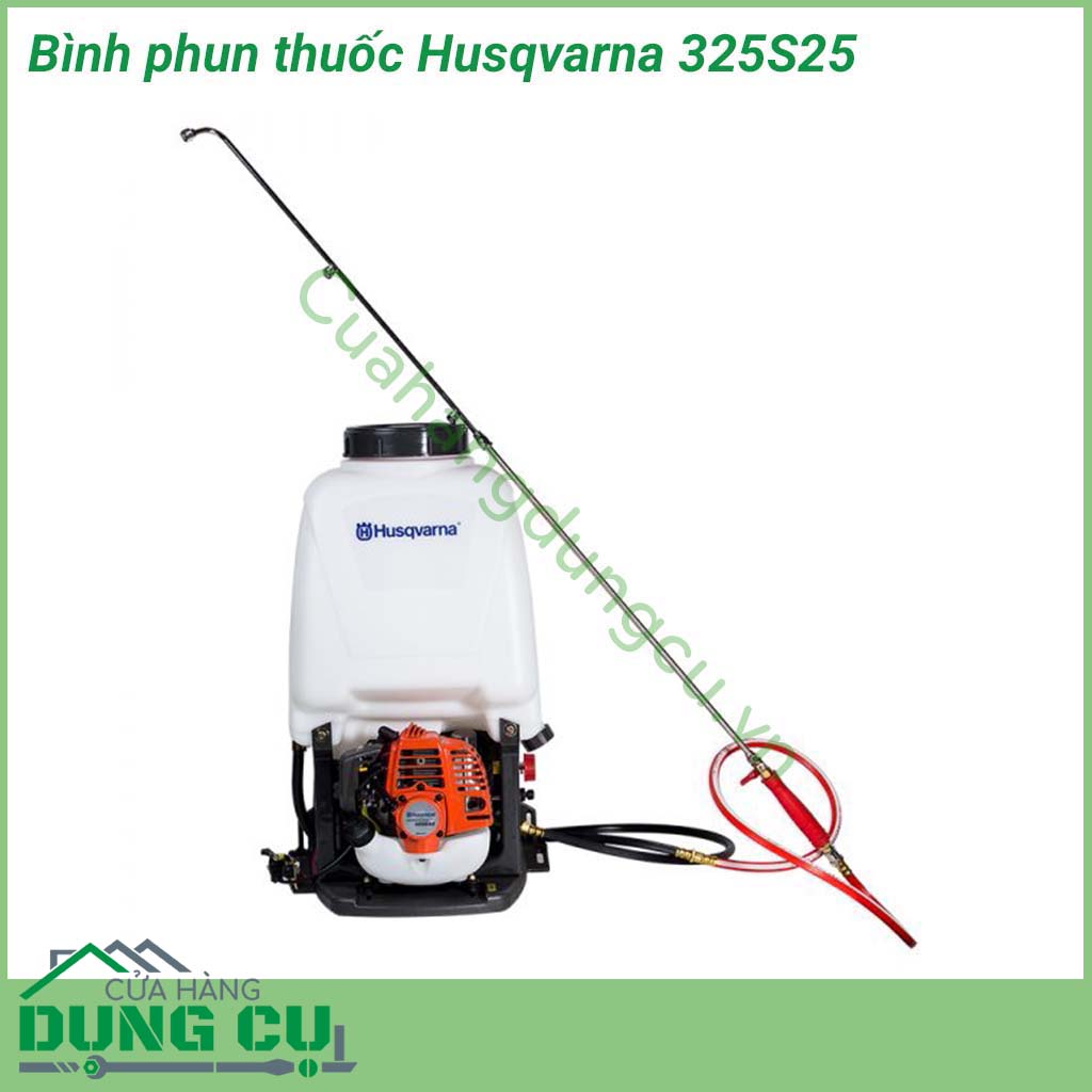Bình phun thuốc Husqvarna 325S25 loại bình phun khỏe với dung tích bình lớn hiệu quả cho việc chăm sóc cây trồng