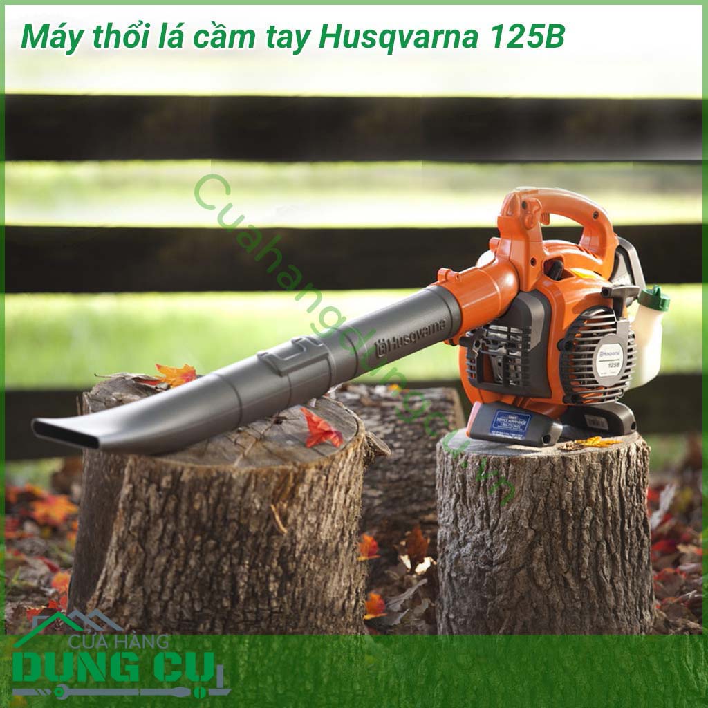 Máy thổi lá cầm tay Husqvarna 125B&nbsp;tiện dụng, máy kết hợp giữa công suất thổi khỏe và thân thiện với người sử dụng. Lý tưởng cho việc sử dụng trong các gia đình. Cân bằng tốt và dễ sử dụng nhờ thiết kế đường thổi khí thẳng.