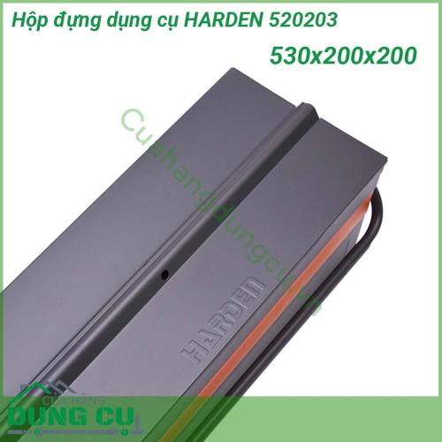 Hộp đựng dụng cụ cao cấpHarden 520203 được làm bằng thép chịu tải trọng cao Sơn tĩnh điện cao cấp chống chày xước chống rỉ chống ăn mòn bởi dung môi của môi trường sinh ra