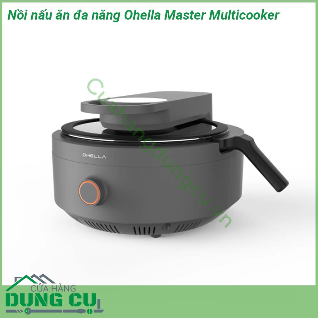 Nồi nấu ăn đa năng Ohella Master Multicooker&nbsp;thiết kế đẹp hiện đại và sang trọng đặt nồi chính giữa bàn ăn một không gian bếp hoàn toàn mới sáng tạo và đem lại nhiều cảm hứng cho các mẹ nội trợ