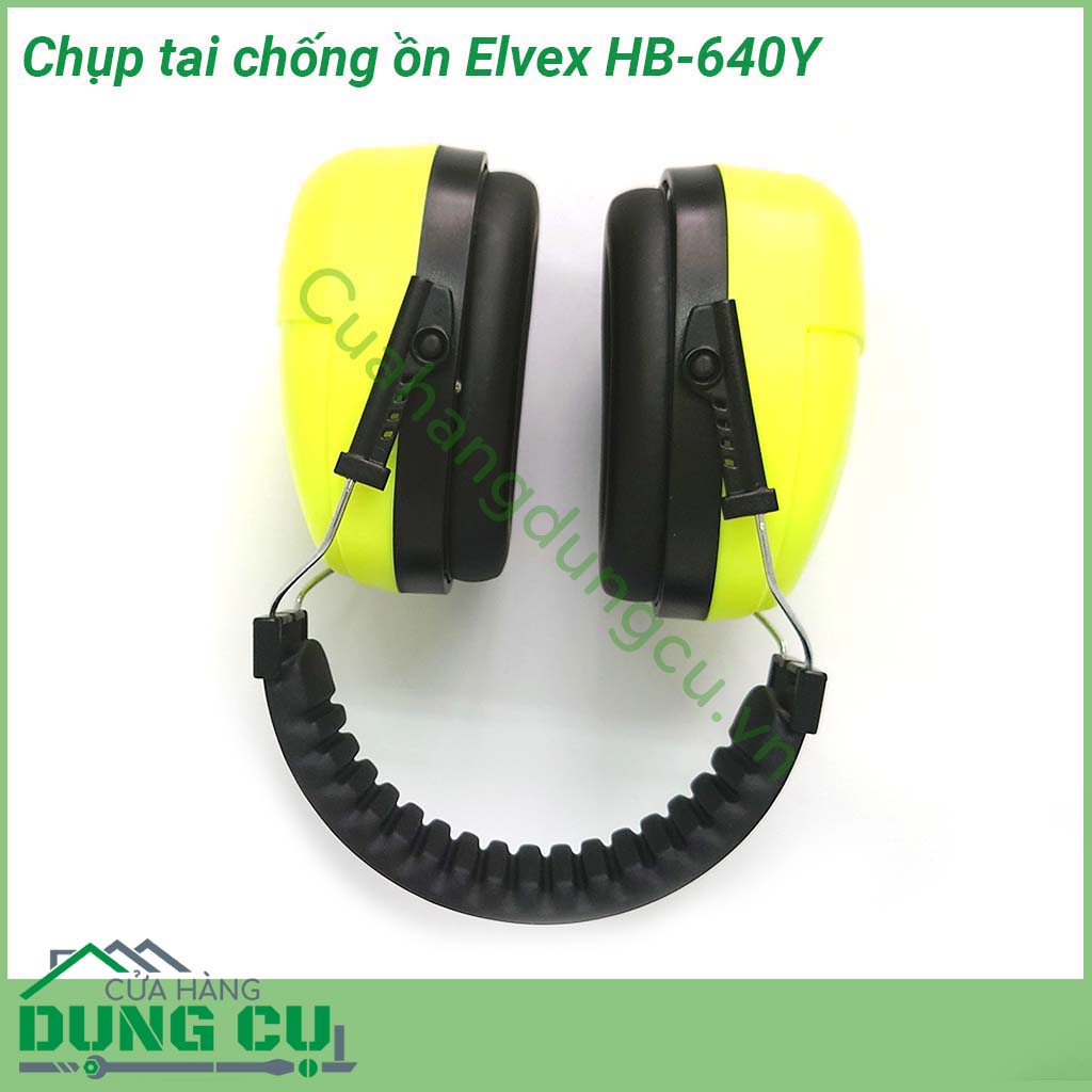 Chụp tai chống ồn Elvex HB-640Y&nbsp;thiết bị chống ồn có thiết kế nhỏ gọn rất dễ sử dụng phần chụp tai được trang bị đệm tai tạo được sự thoải mái êm ái cho người đeo mà không gây cảm giác đau hay khó chịu dù đeo trong cả ca làm việc dài ngày