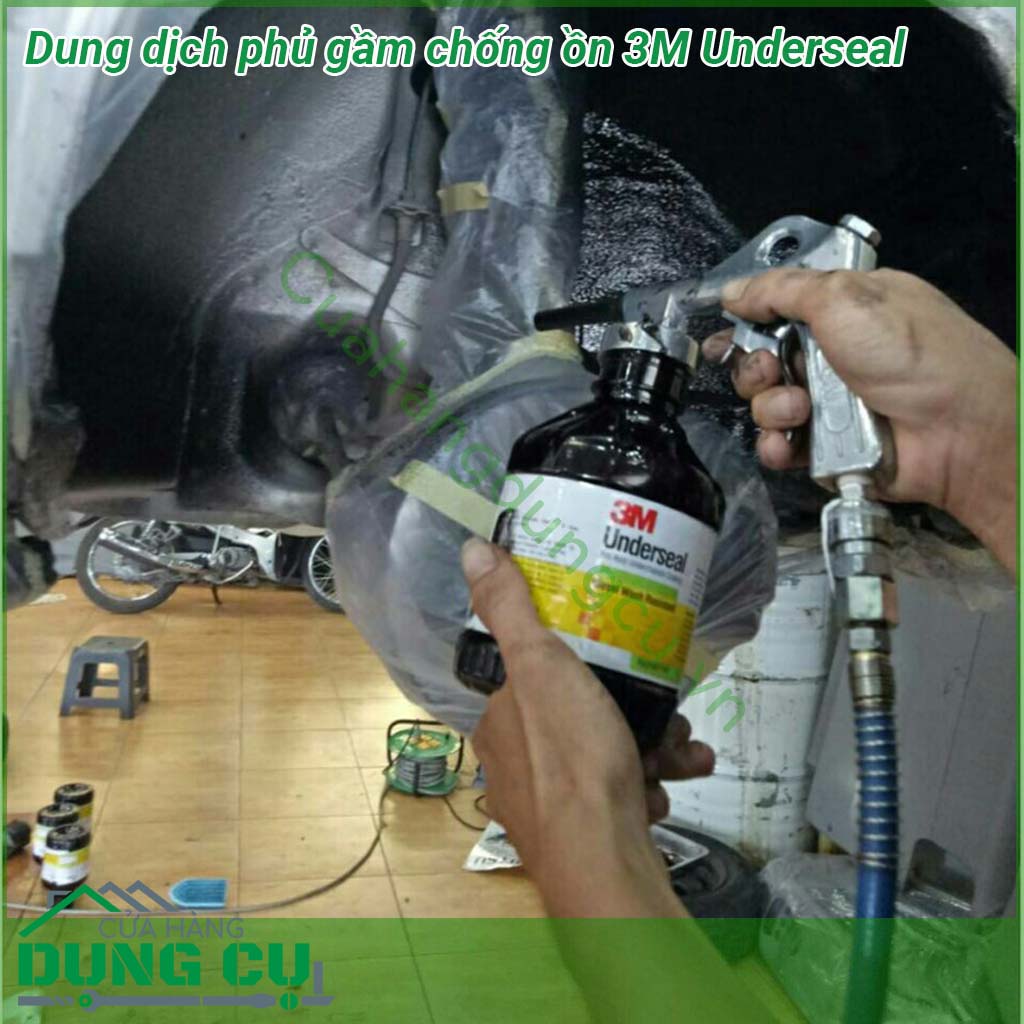 Dung dịch phủ gầm chống ồn 3M Underseal&nbsp;có lớp polymer giúp chống nước dưới gầm Từ đó giúp tạo lớp phủ gầm chống rỉ sắt gầm xe &nbsp;Tốc độ khô của dung dịch phủ gầm nhanh cho hiệu quả cao Chịu được nhiệt độ lên tới 180 độ