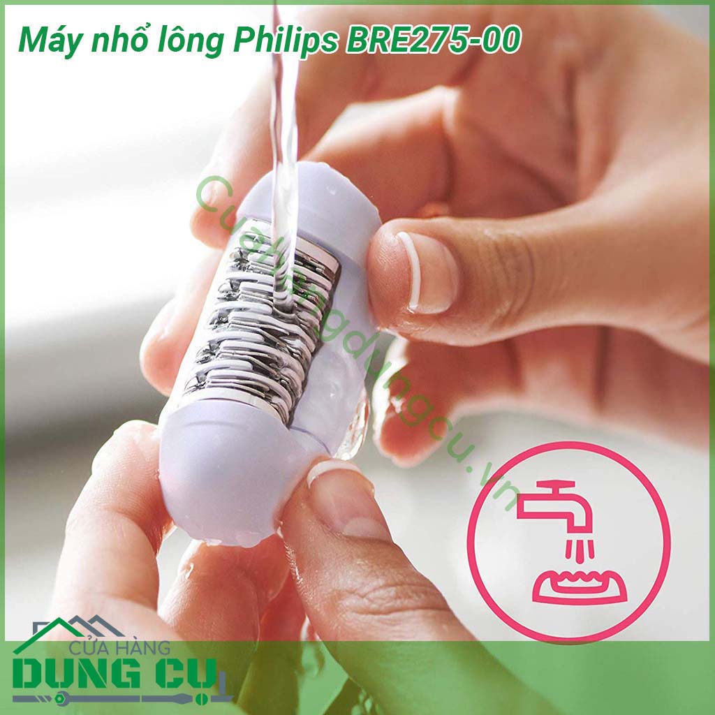 Máy nhổ lông đa năng Philips BRE275-00&nbsp;được thiết kế đặc biệt chính xác có thể cạo đến những sợi lông ngắn nhất (0 5mm) Máy có hình dáng lượn tròn nằm vừa trong tầm tay bạn giúp làm sạch lông thoải mái