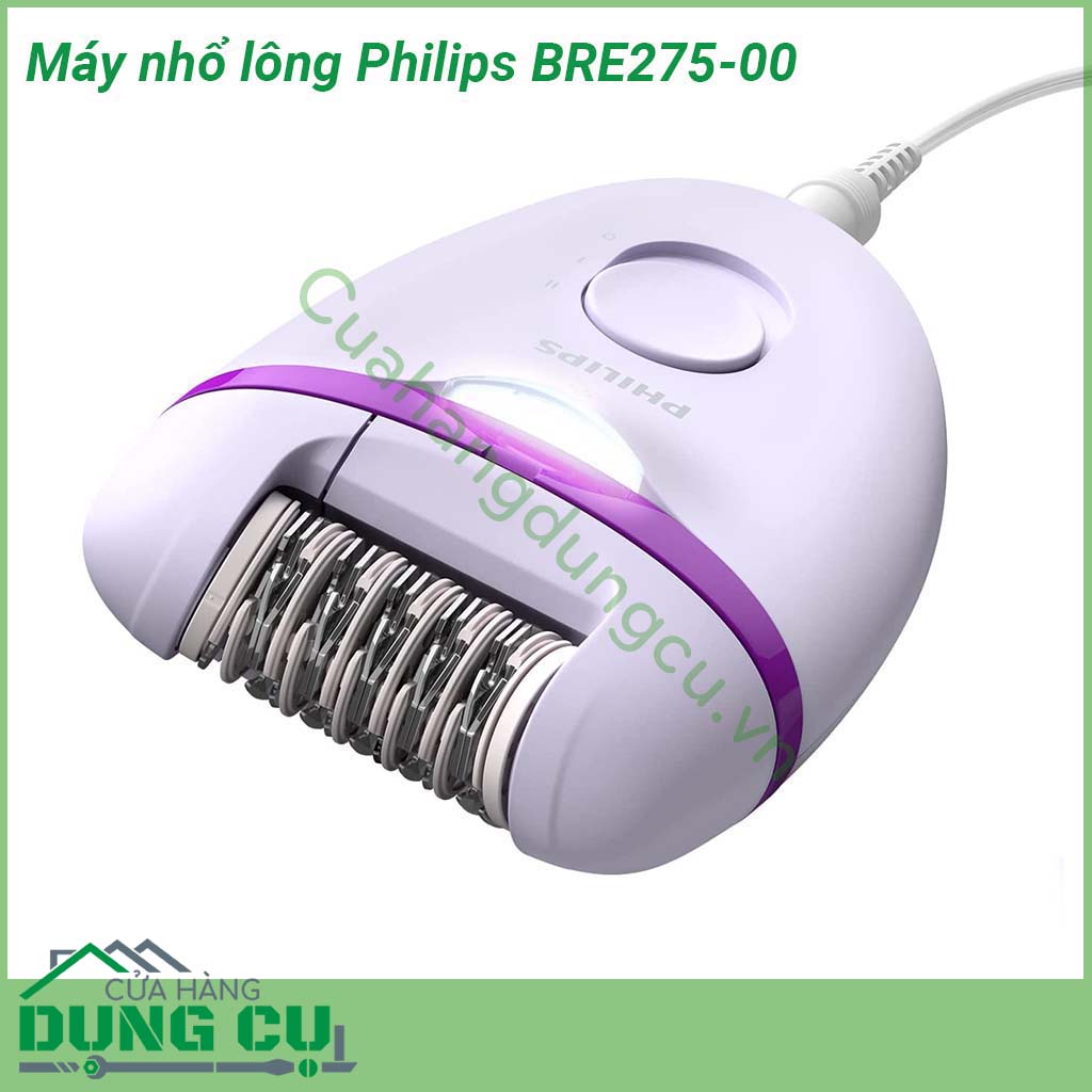 Máy nhổ lông đa năng Philips BRE275-00&nbsp;được thiết kế đặc biệt chính xác có thể cạo đến những sợi lông ngắn nhất (0 5mm) Máy có hình dáng lượn tròn nằm vừa trong tầm tay bạn giúp làm sạch lông thoải mái