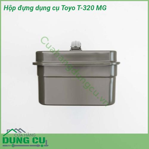 Hộp đựng dụng cụ Toyo T-320 MG 1 ngăn được làm từ hợp kim thép cứng chắc với độ bền cao - Chống gỉ sét tốt - Chất liệu bền bỉ - Không bị biến dạng khi chịu lực tác động mạnh - Thời gian sử dụng lâu dài