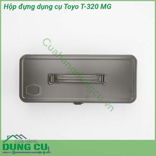 Hộp đựng dụng cụ Toyo T-320 MG 1 ngăn được làm từ hợp kim thép cứng chắc với độ bền cao - Chống gỉ sét tốt - Chất liệu bền bỉ - Không bị biến dạng khi chịu lực tác động mạnh - Thời gian sử dụng lâu dài