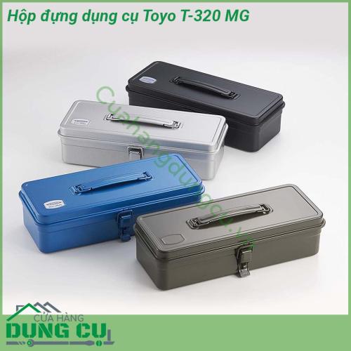 Hộp đựng dụng cụ Toyo T-320 MG 1 ngăn được làm từ hợp kim thép cứng chắc với độ bền cao - Chống gỉ sét tốt - Chất liệu bền bỉ - Không bị biến dạng khi chịu lực tác động mạnh - Thời gian sử dụng lâu dài