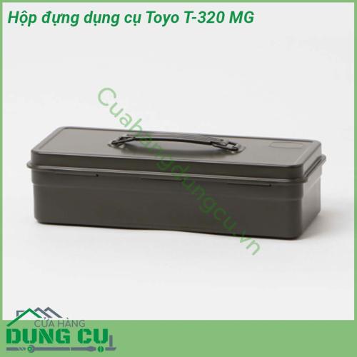 Hộp đựng dụng cụ Toyo T-320 MG 1 ngăn được làm từ hợp kim thép cứng chắc với độ bền cao - Chống gỉ sét tốt - Chất liệu bền bỉ - Không bị biến dạng khi chịu lực tác động mạnh - Thời gian sử dụng lâu dài