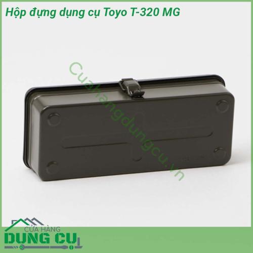 Hộp đựng dụng cụ Toyo T-320 MG 1 ngăn được làm từ hợp kim thép cứng chắc với độ bền cao - Chống gỉ sét tốt - Chất liệu bền bỉ - Không bị biến dạng khi chịu lực tác động mạnh - Thời gian sử dụng lâu dài