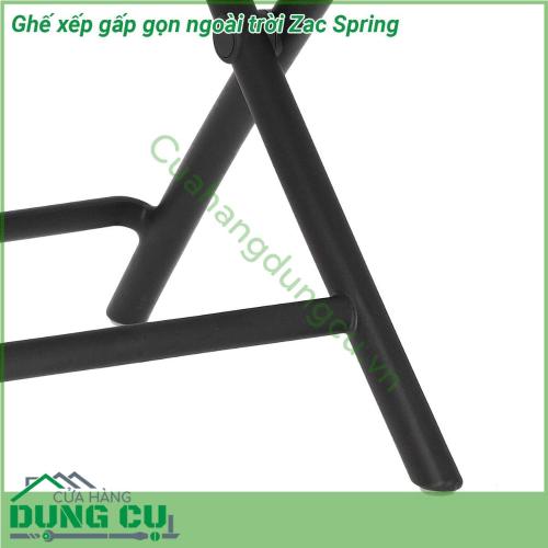 Ghế xếp gấp gọn ngoài trời Zac Spring nhiều màu sắc và hiện đại được làm bằng Polypropylene sợi thủy tinh một vật liệu kỹ thuật thế hệ mới nhất rất bền và đàn hồi  Ghế có lưng và mặt ngồi với thiết kế hình học được chạm khắc và đục lỗ dễ dàng gấp gọn để tiết kiệm diện tích và dễ dàng cất giữ khi không sử dụng