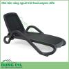 Ghế tắm nắng ngoài trời Sunloungers Alfa với khung được làm từ các hạt nhựa ABS nguyên sinh có độ cứng cao chống ăn mòn cách điện và không thấm nước Độ bền cao  mặt ghế bằng vải sợi cao cấp không thấm nước không ẩm mốc khó phai màu bền đẹp sau thời gian dài sử dụng