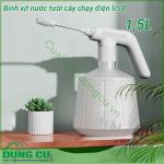 Bình xịt nước tưới cây chạy điện USB dung tích 1,5L