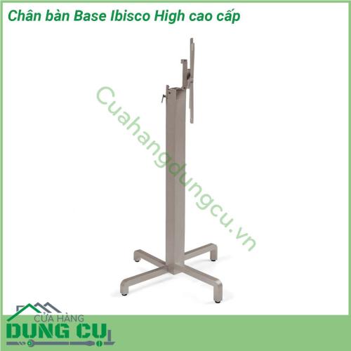 Chân bàn Base Ibisco High cao cấp được làm bằng chất liệu nhôm tráng cao cấp với kiểu dáng thiết kế sang trọng bạn có thể sử dụng mẫu chan bàn này cho các mặt bàn tròn có kích thước đường kính mặt D=60 D=70 hay bàn vuông có kích thước 60×60 hay 70c70 cm