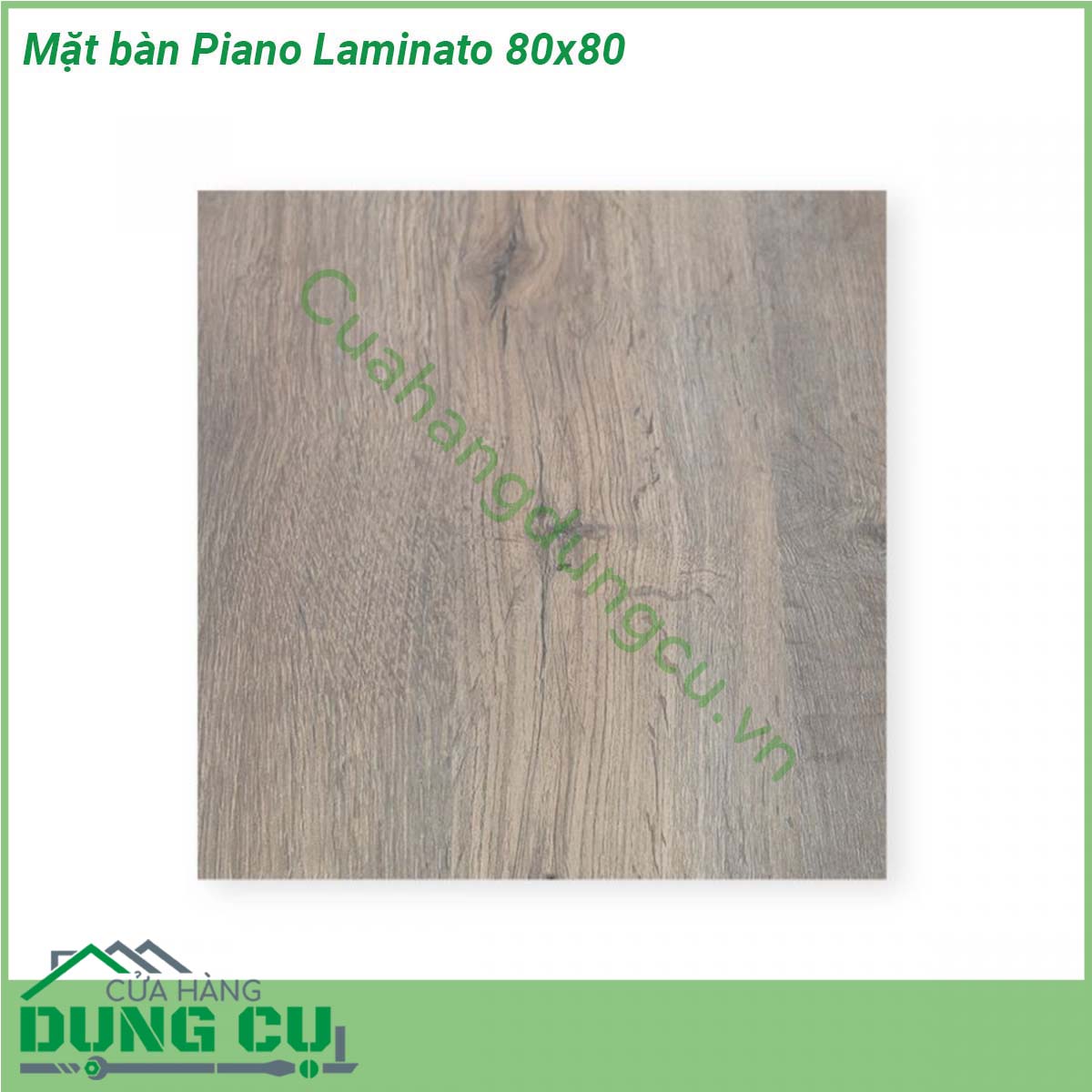 Mặt bàn Piano Laminato 80x80