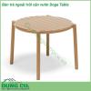 Bàn trà ngoài trời sân vườn Doga Table được làm bằng chất liệu nhựa polypropylene với phụ gia chống tia UV chịu áp suất cao và có khả năng tái chế  Mặt bàn được thiết kế hình tròn thể hiện sự gần gũi nhẹ nhàng Với kích thước nhỏ gọn vô cùng tiện lợi chính là một sự lựa chọn hoàn hảo cho không gian sân vườn ngoài trời