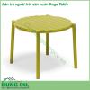 Bàn trà ngoài trời sân vườn Doga Table được làm bằng chất liệu nhựa polypropylene với phụ gia chống tia UV chịu áp suất cao và có khả năng tái chế  Mặt bàn được thiết kế hình tròn thể hiện sự gần gũi nhẹ nhàng Với kích thước nhỏ gọn vô cùng tiện lợi chính là một sự lựa chọn hoàn hảo cho không gian sân vườn ngoài trời