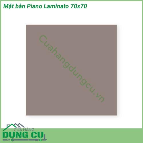 Mặt bàn Piano Laminato 70x70 được làm từ chất liệu cao cấp được xử lý tia UV chịu được thời tiết mưa nắng khắc nghiệt Rất thích hợp với sân vườn ngoài trời