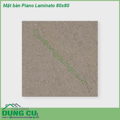 Mặt bàn Piano Laminato 80x80 được làm từ chất liệu cao cấp được xử lý tia UV chịu được thời tiết mưa nắng khắc nghiệt Rất thích hợp với sân vườn ngoài trời