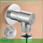 Van nước góc vuông inox 304 lắp góc hẹp ngắt nước tự động