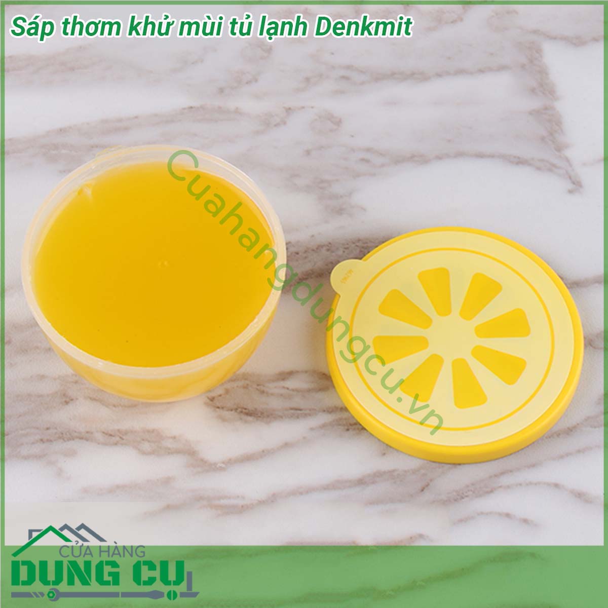 Sáp thơm khử mùi tủ lạnh Denkmit&nbsp;được thiết kế rất đơn giản nhỏ gọn &nbsp;được sản xuất theo công nghệ hiện đại đến từ Đức chiết xuất từ rong biển - thành phần có sẵn trong tự nhiên có tác dụng trung hòa các loại mùi hôi khó chịu trong tủ lạnh &nbsp;