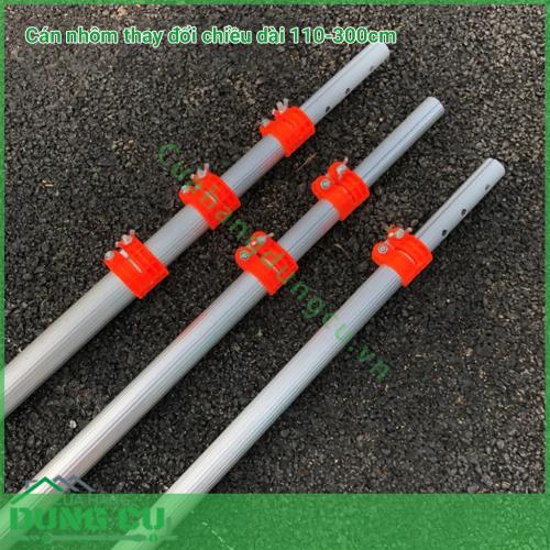 Cán nhôm đa năng thay đổi chiều dài 110-300cm