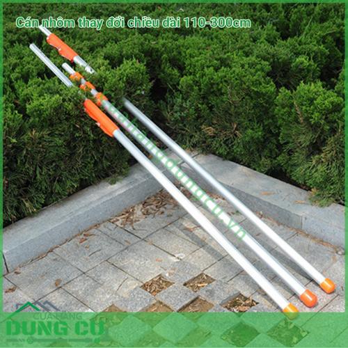 Cán nhôm đa năng thay đổi chiều dài 110-300cm