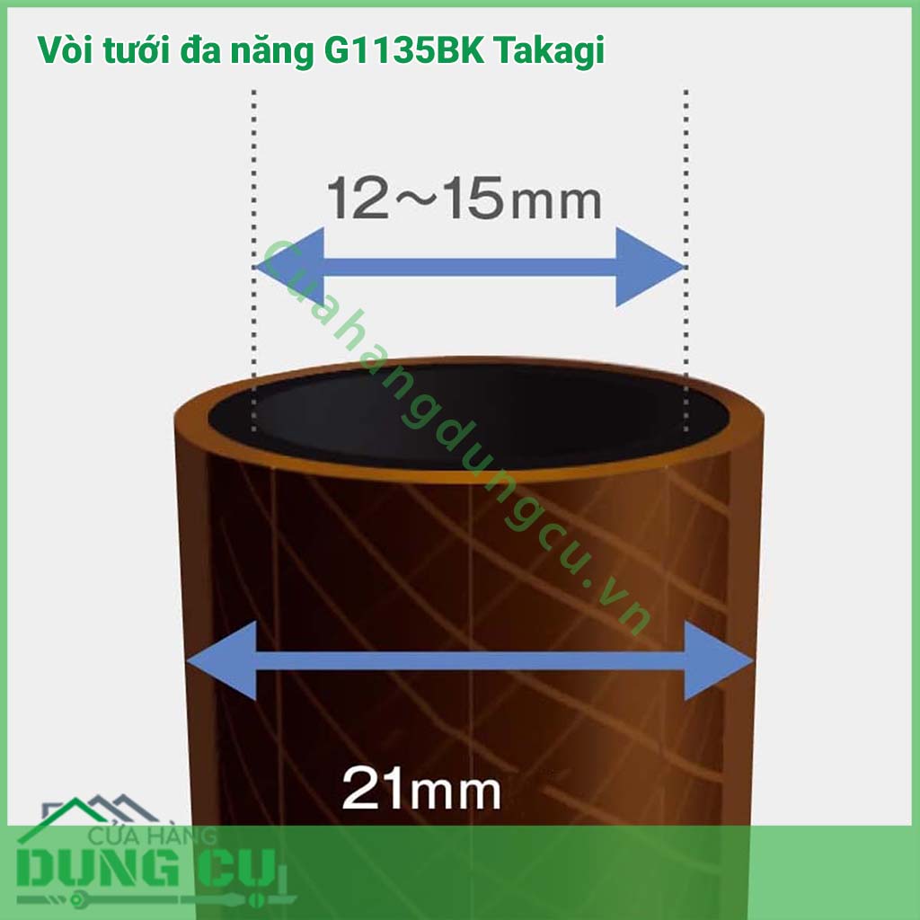 Vòi tưới đa năng Cyclone Takagi G1135BK