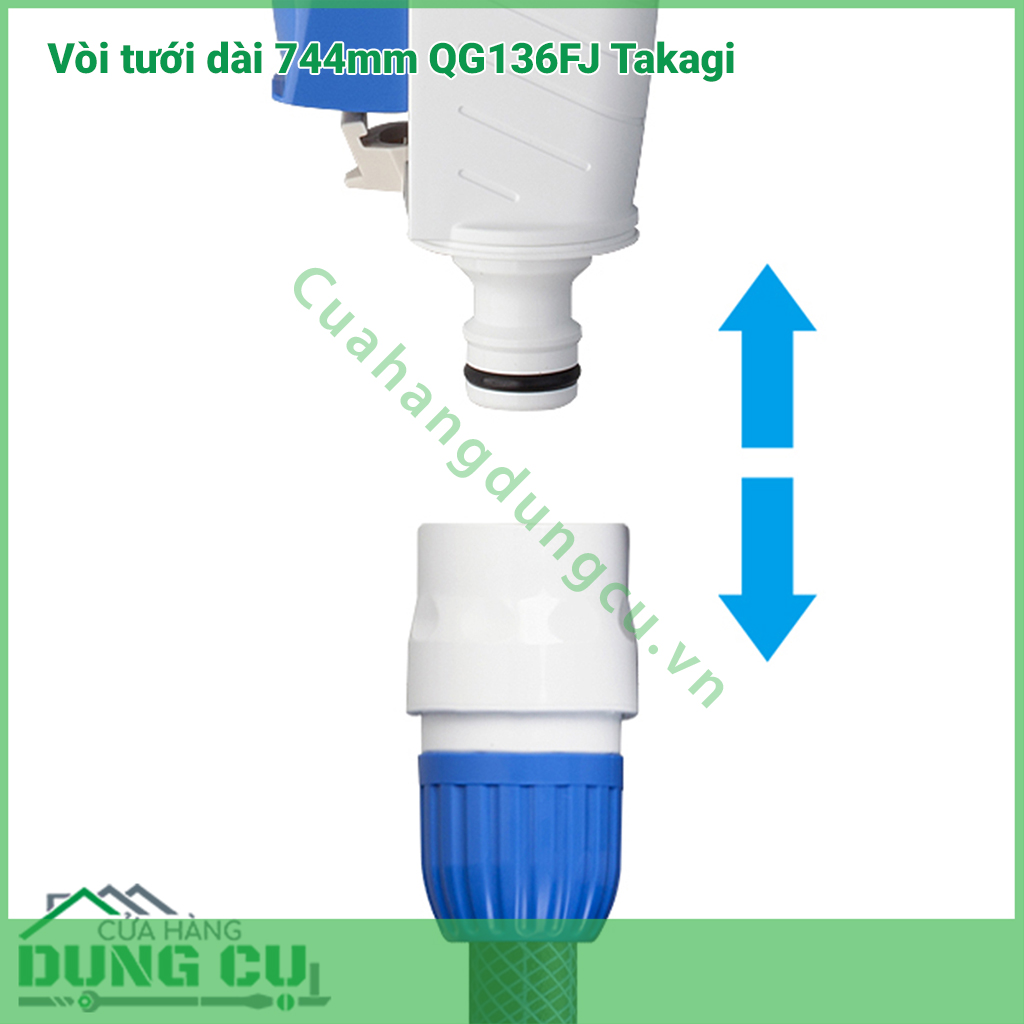 Vòi tưới dài 744mm Takagi QG136FJ