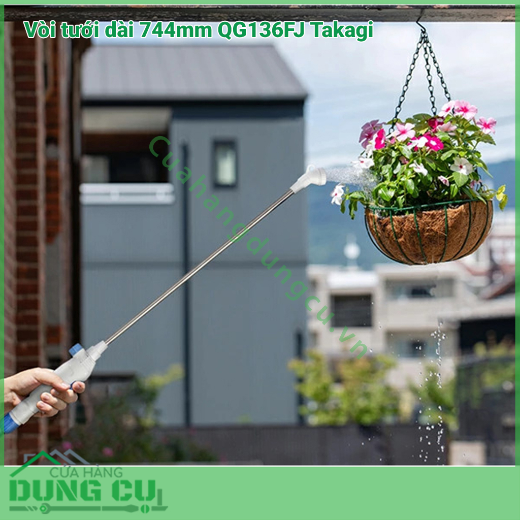 Vòi tưới dài 744mm Takagi QG136FJ