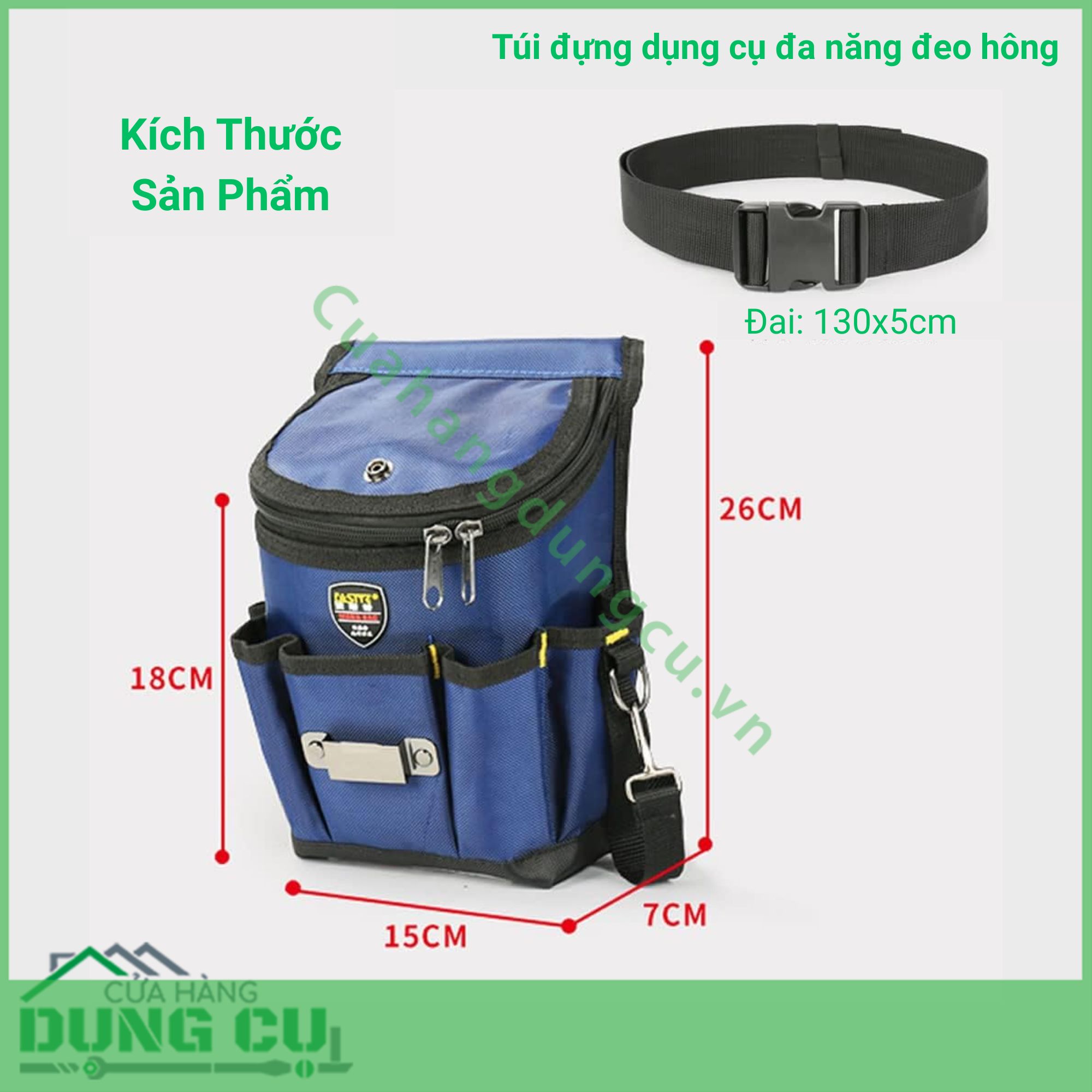 Túi đựng dụng cụ đa năng đeo hông