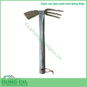 Cuốc cào làm vườn mini bằng thép