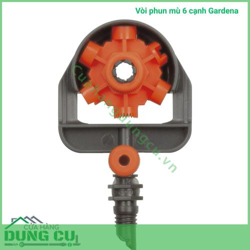 Vòi phun mù 6 cạnh Gardena