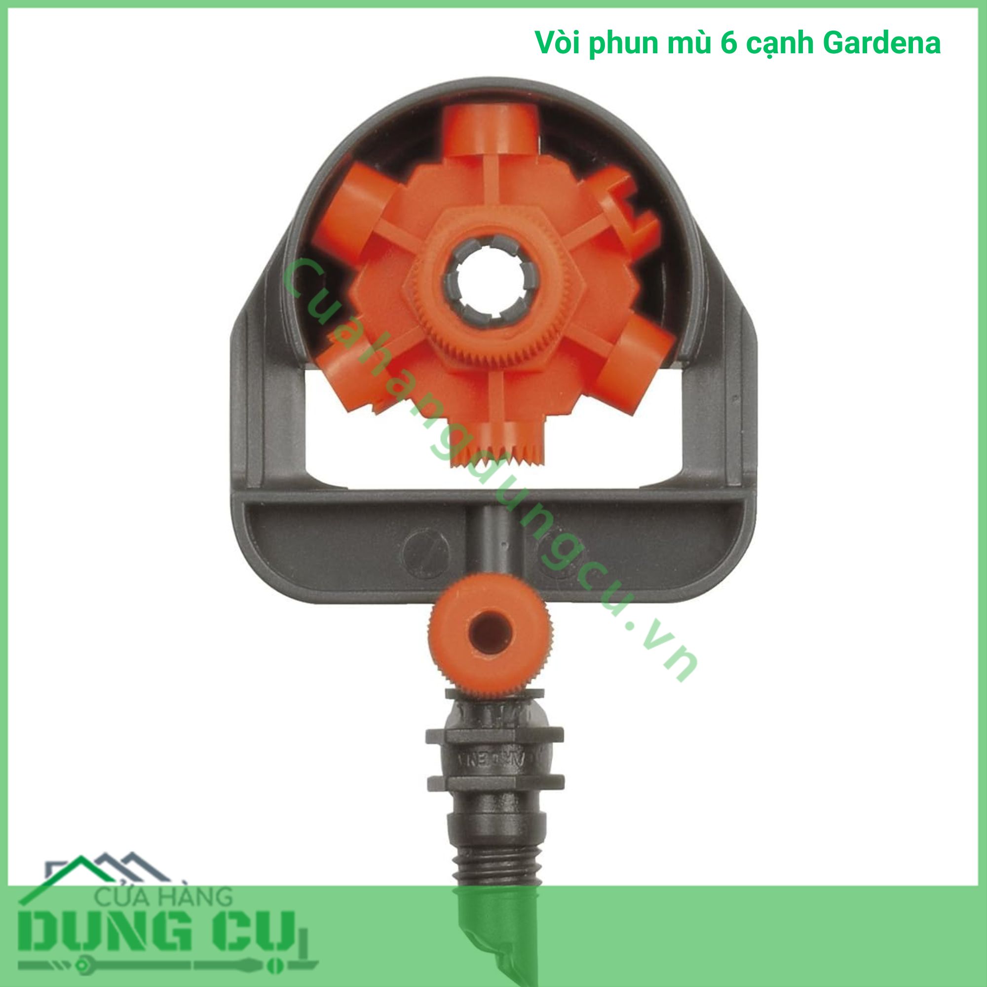 Vòi phun mù 6 cạnh Gardena