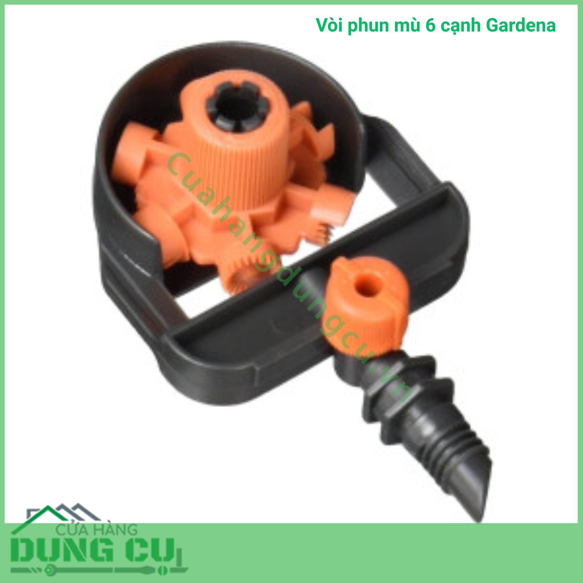Vòi phun mù 6 cạnh Gardena
