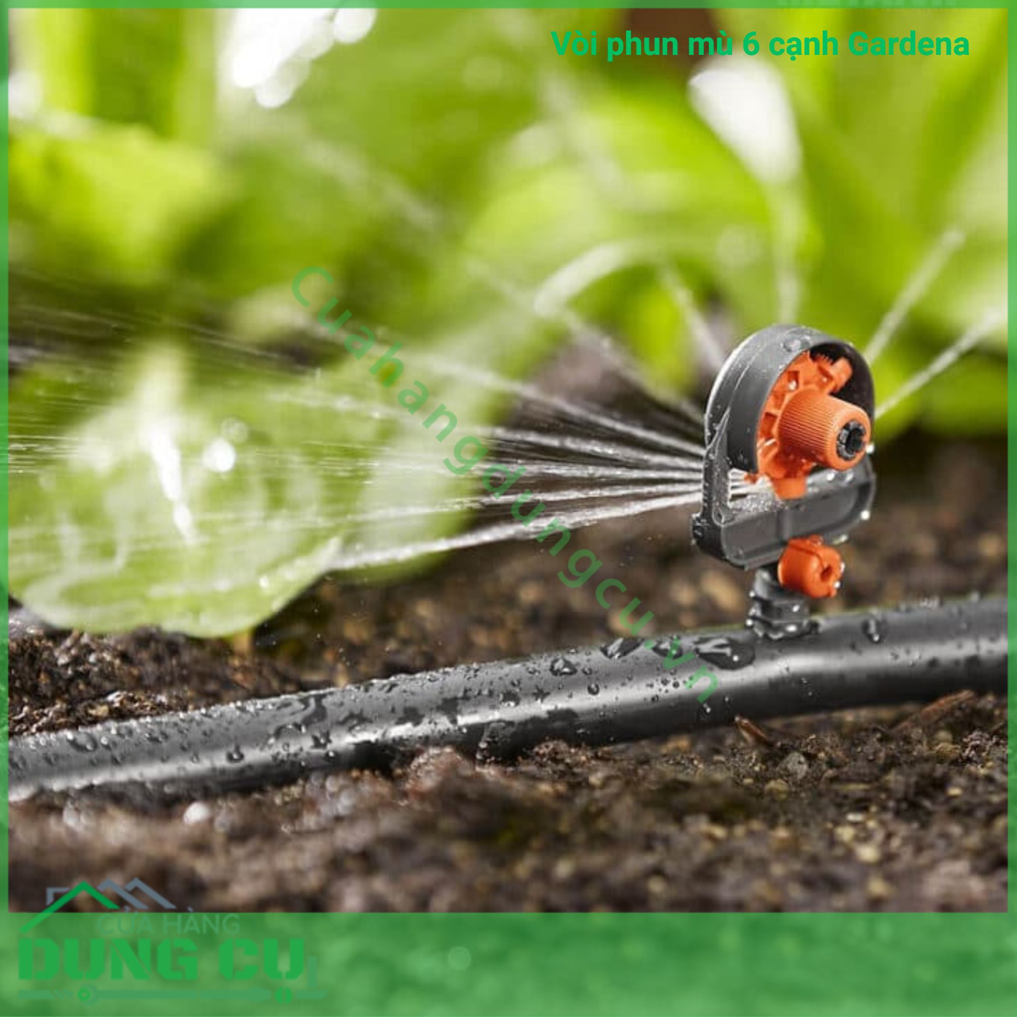 Vòi phun mù 6 cạnh Gardena